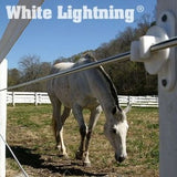 White Lightning Coated Electric Wire - Centaur Fencing